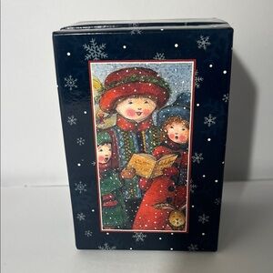 Vintage Lang Ornament Girl Caroling By Sherri Buck Baldwin-1998